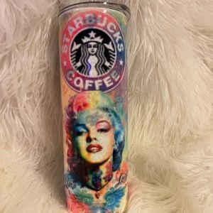 Specialized tumblers, 20 oz! Marilyn Monroe tumbler, Starbucks, tye dye, special